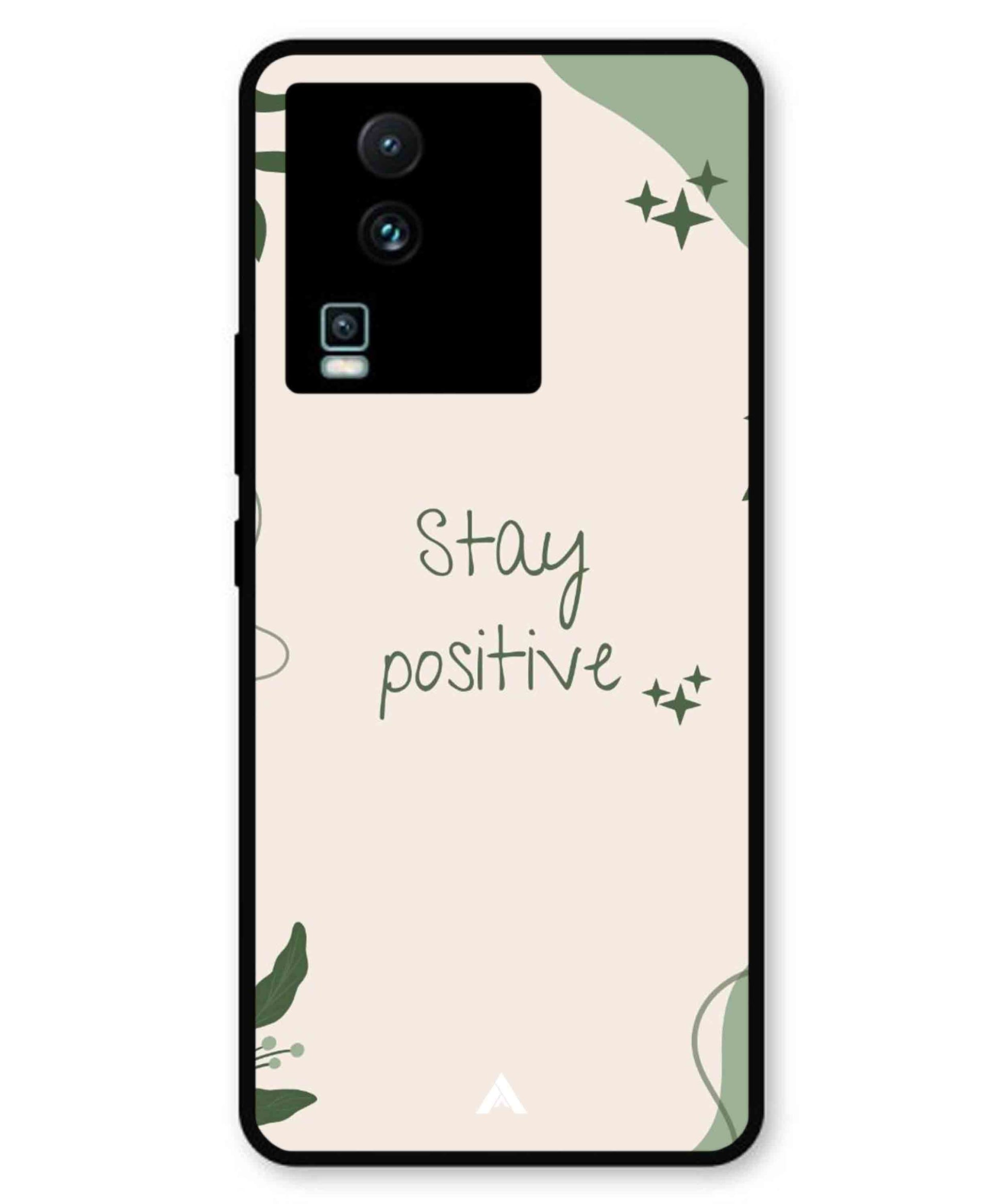 Stay Positive 1 Metal Back Cover Phone Case for iQOO Neo 7 Pro