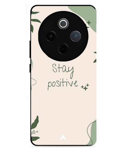 Stay Positive 1 Metal Back Cover Phone Case for iQOO Z10
