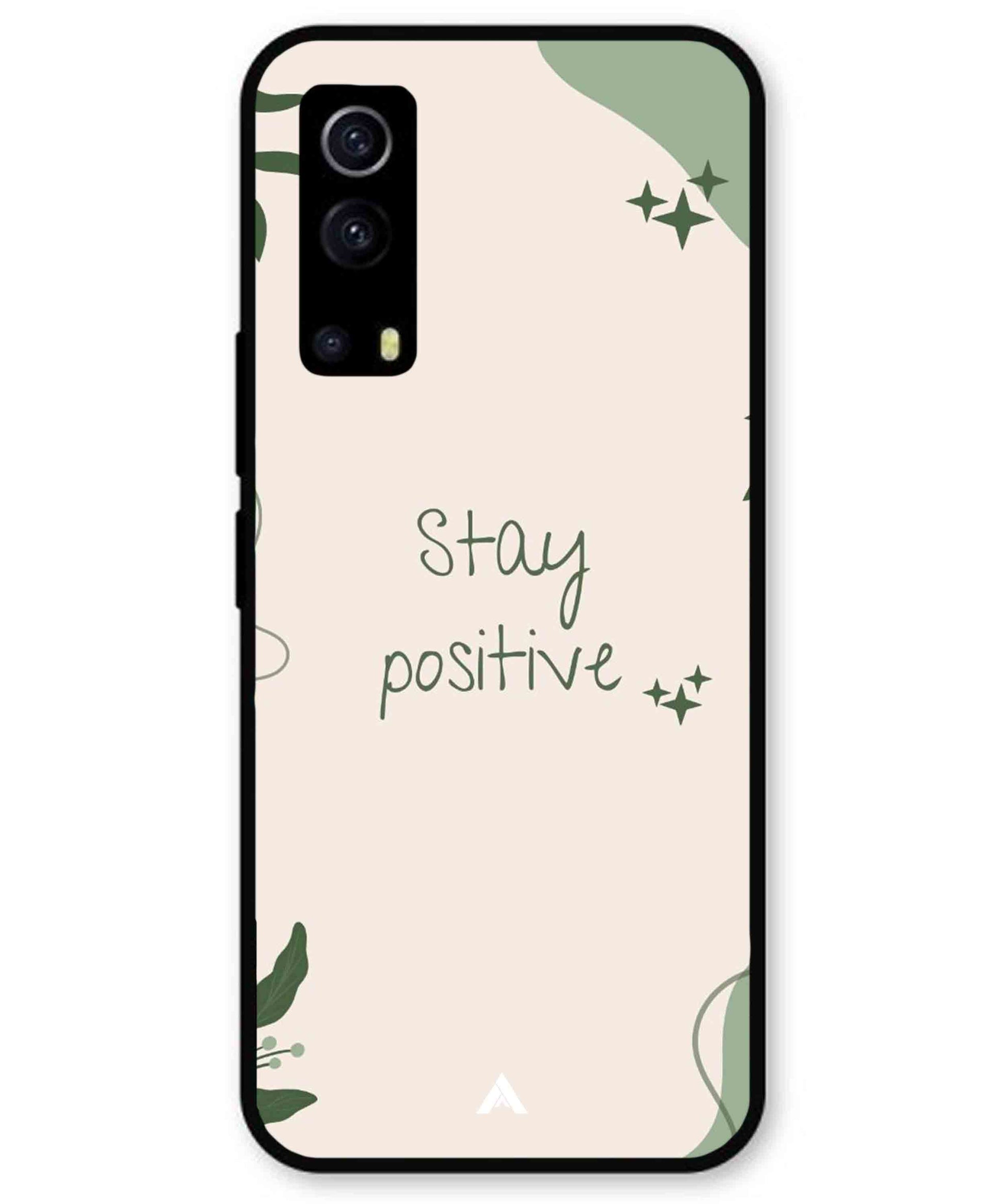 Stay Positive 1 Metal Back Cover Phone Case for iQOO Z3