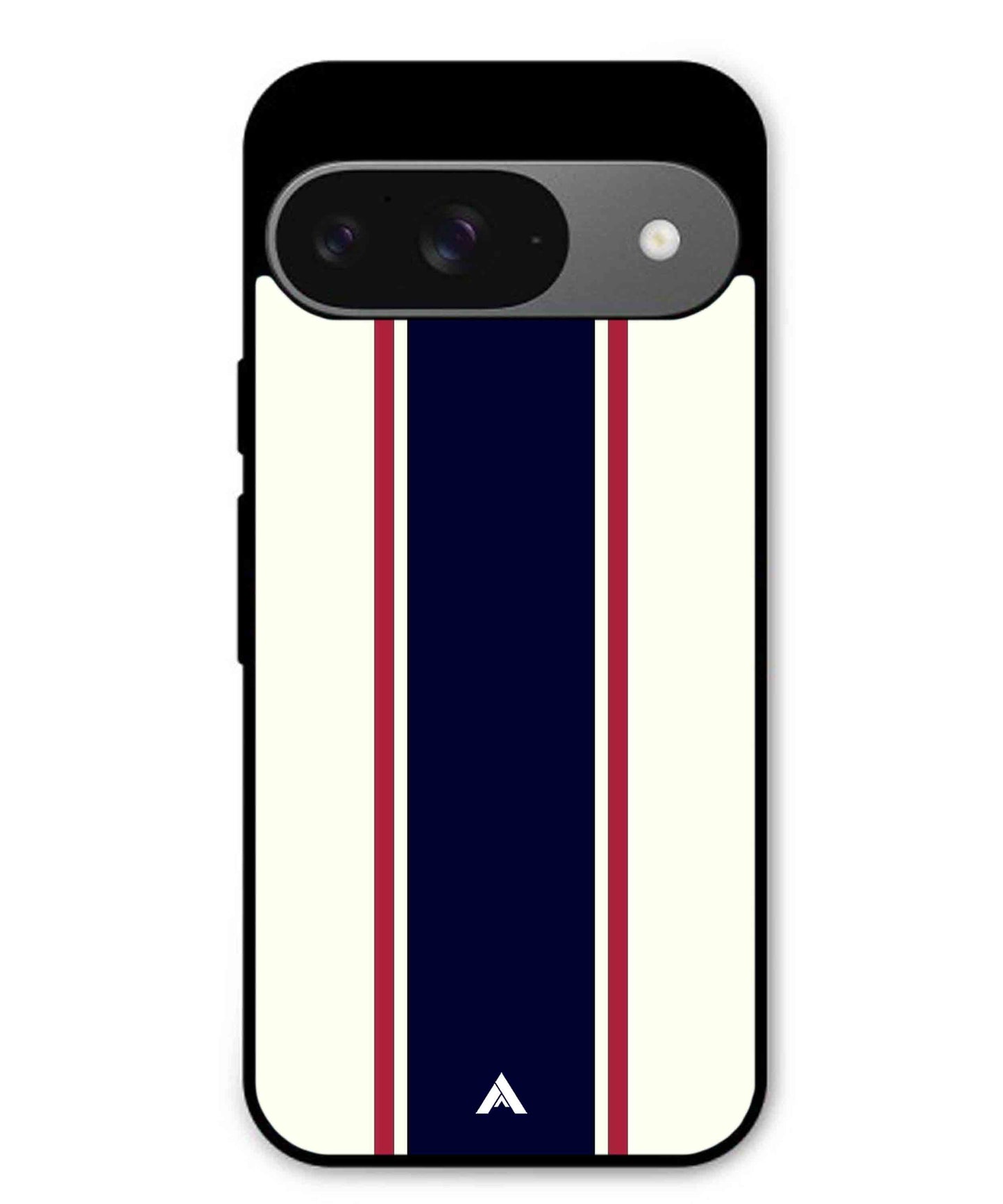 Stripe Pattern 10 Metal Back Cover Phone Case for Pixel 9