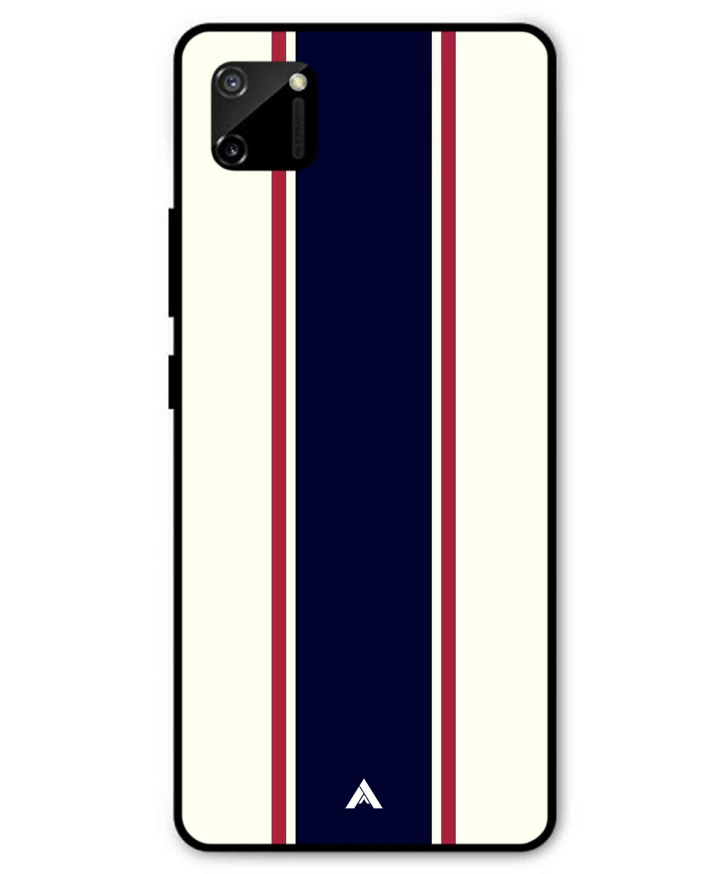 Stripe Pattern 10 Metal Back Cover Phone Case for Realme C11
