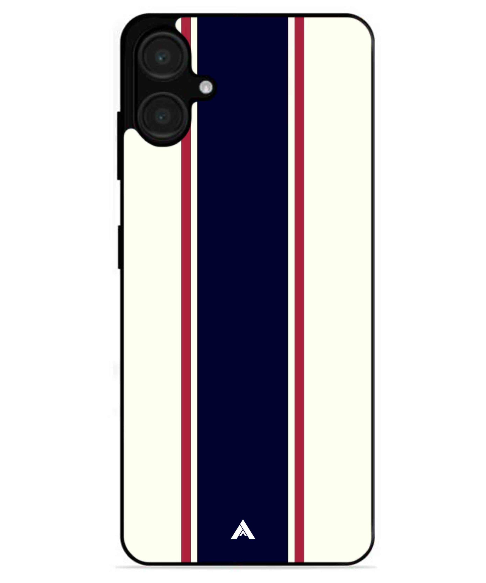 Stripe Pattern 10 Metal Back Cover Phone Case for Samsung Galaxy A06