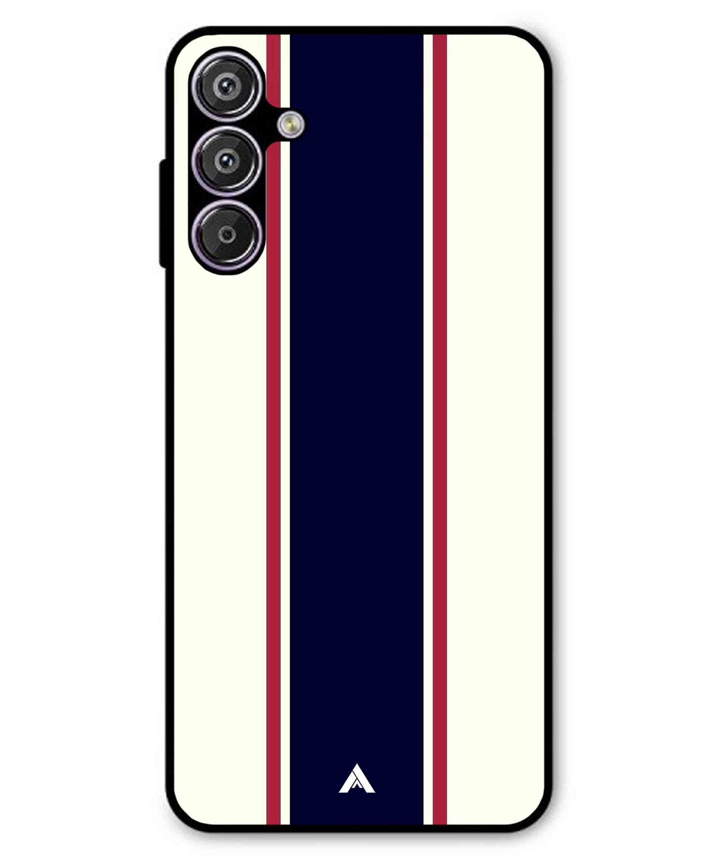 Stripe Pattern 10 Metal Back Cover Phone Case for Samsung Galaxy A56