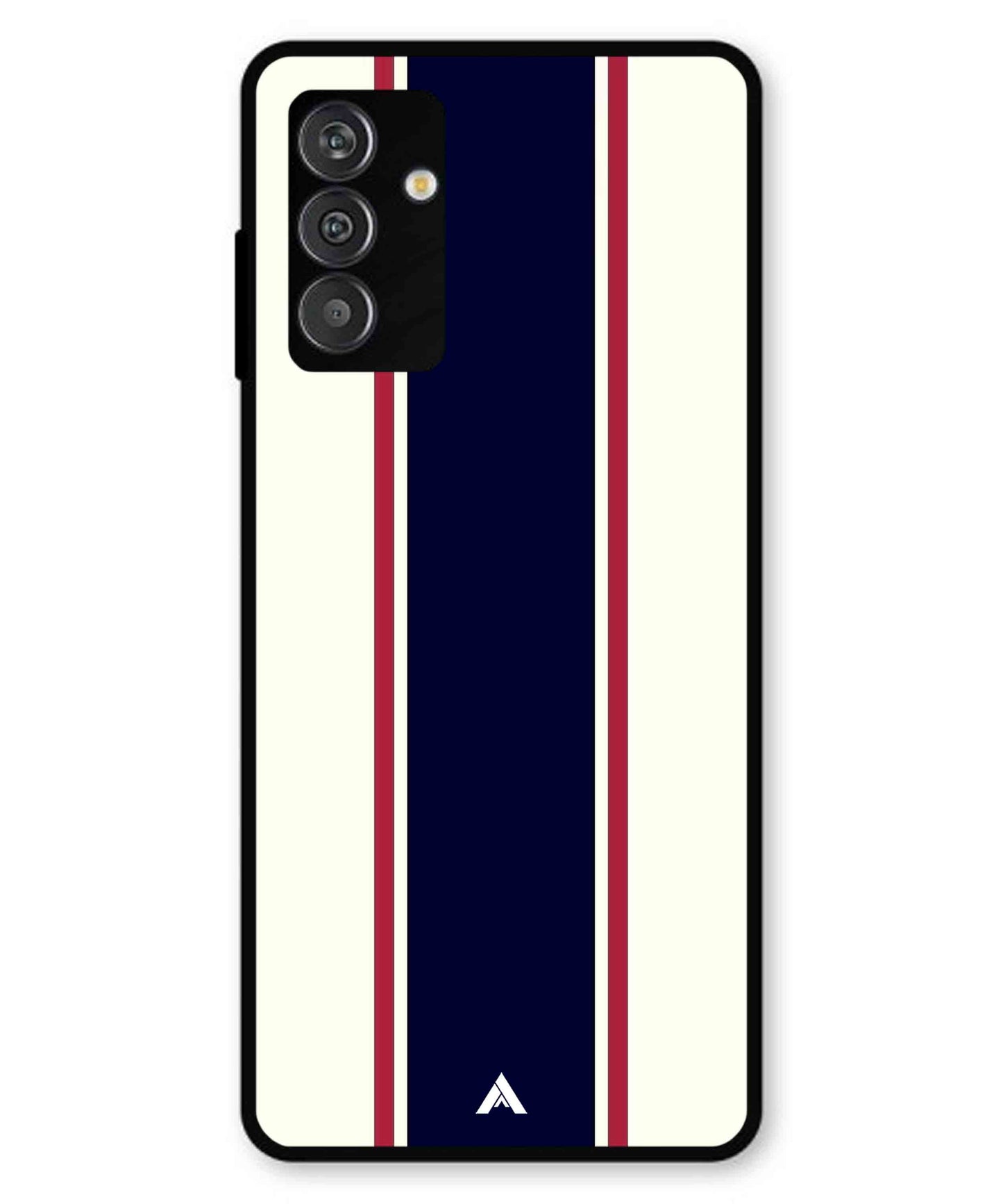 Stripe Pattern 10 Metal Back Cover Phone Case for Samsung Galaxy F14