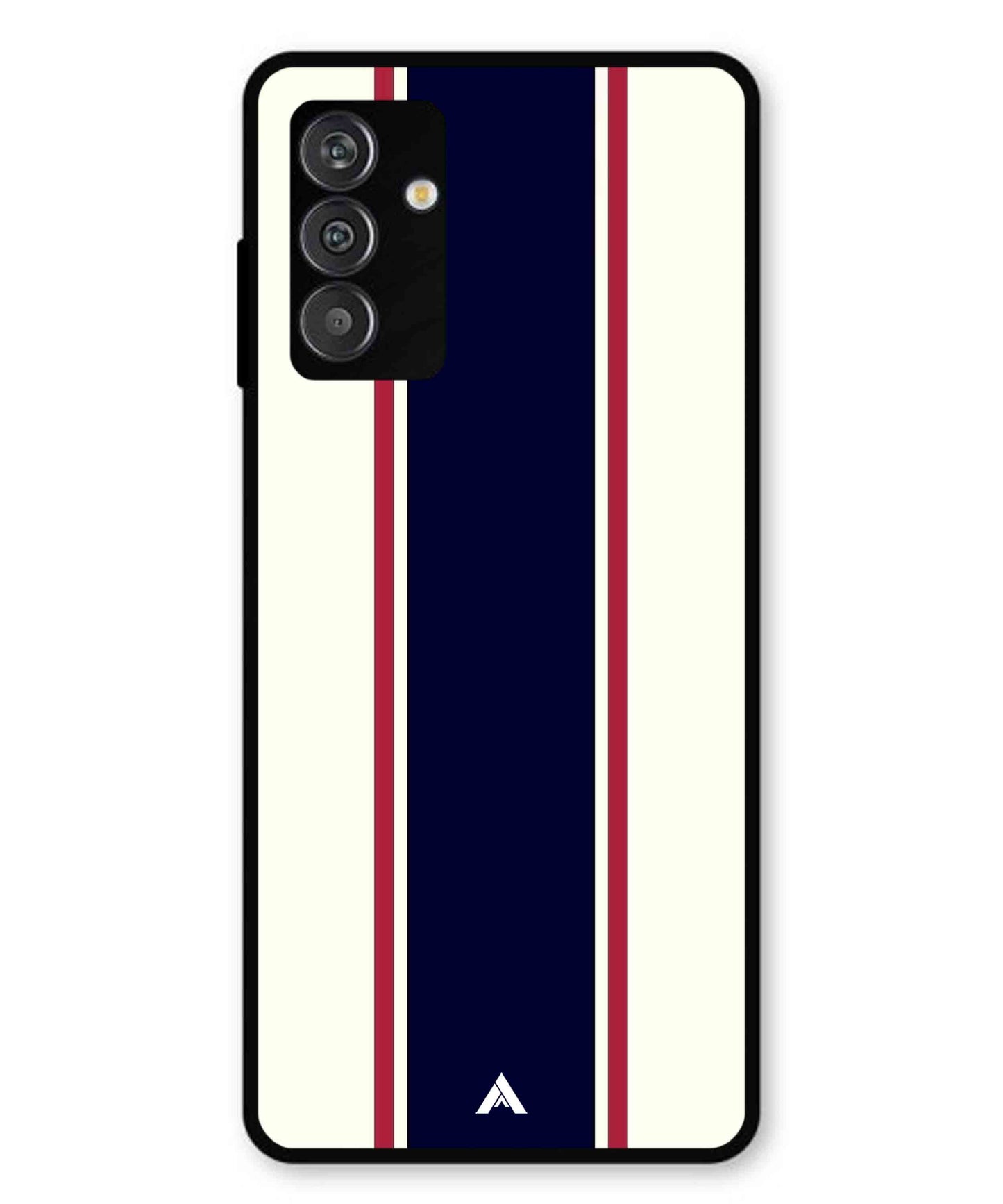 Stripe Pattern 10 Metal Back Cover Phone Case for Samsung Galaxy M14