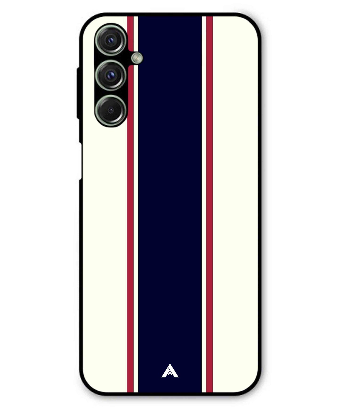 Stripe Pattern 10 Metal Back Cover Phone Case for Samsung Galaxy M54