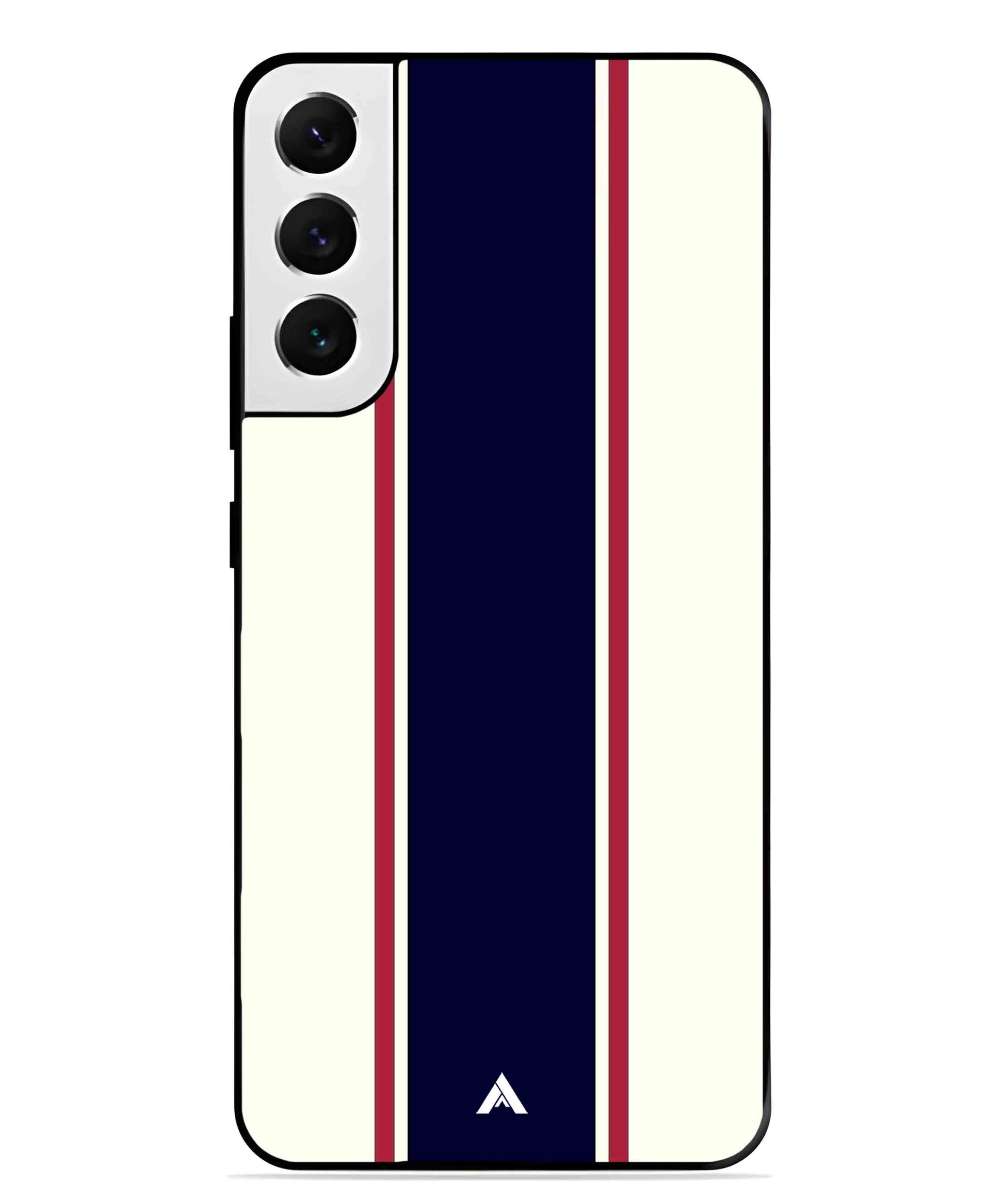 Stripe Pattern 10 Metal Back Cover Phone Case for Samsung Galaxy S21 Plus