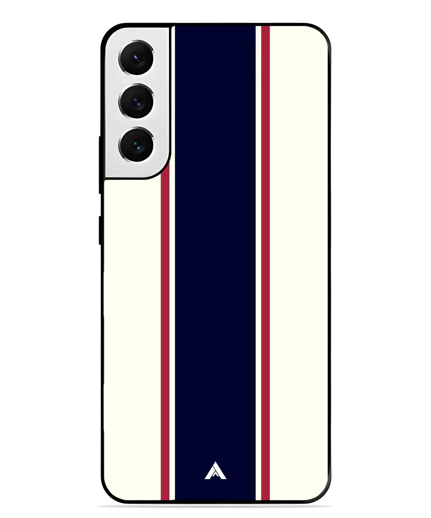 Stripe Pattern 10 Metal Back Cover Phone Case for Samsung Galaxy S22