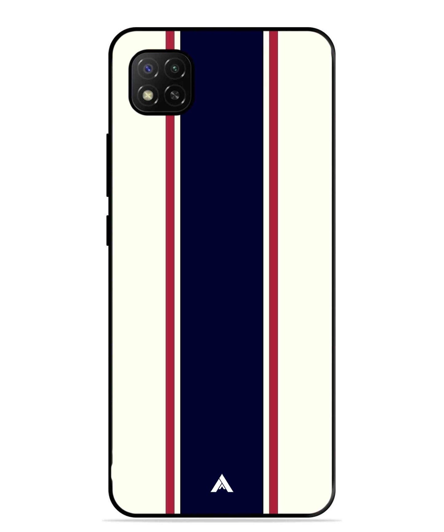 Stripe Pattern 10 Metal Back Cover Phone Case for Xiaomi Redmi 9