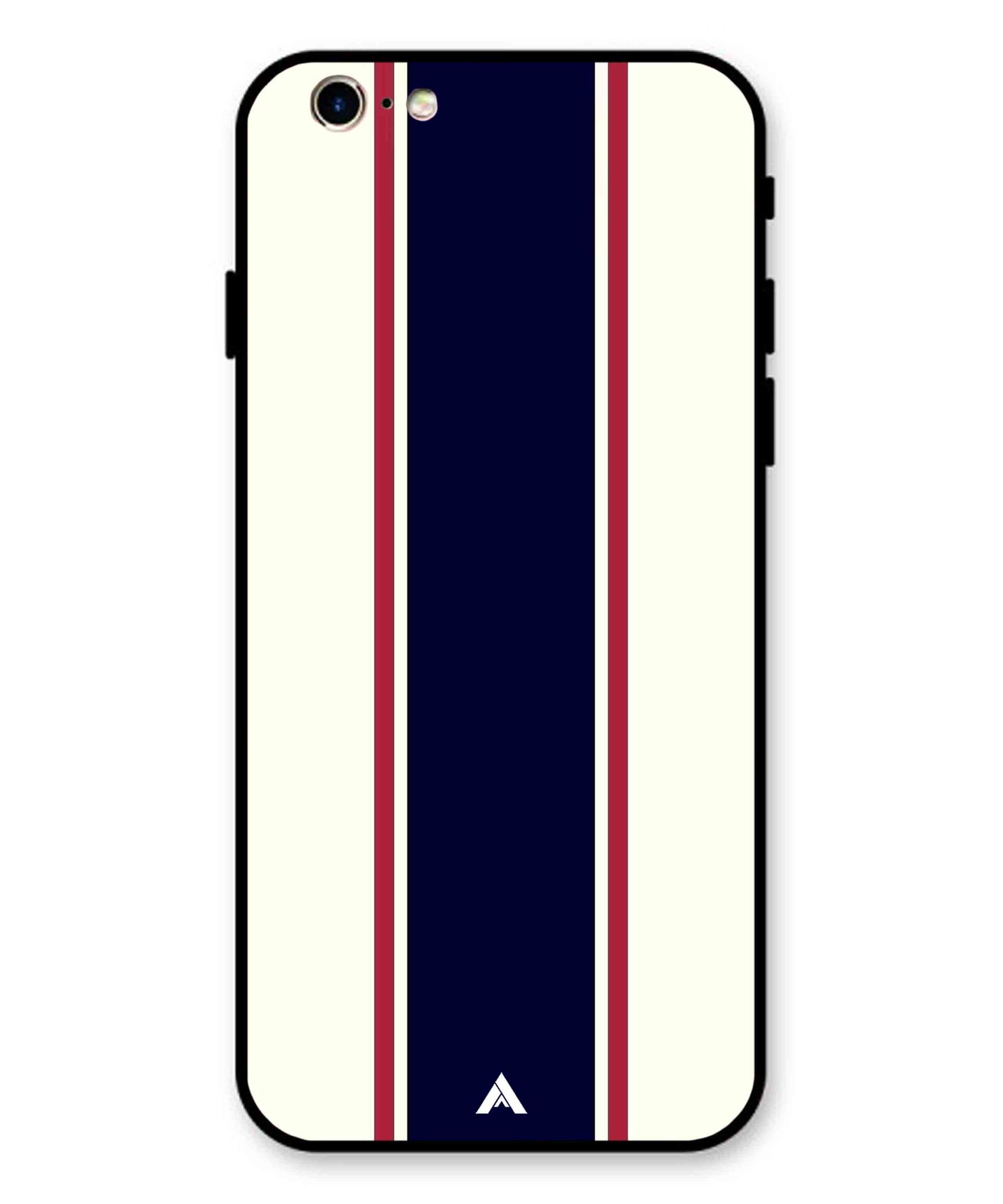 Stripe Pattern 10 Metal Back Cover Phone Case for iPhone 11