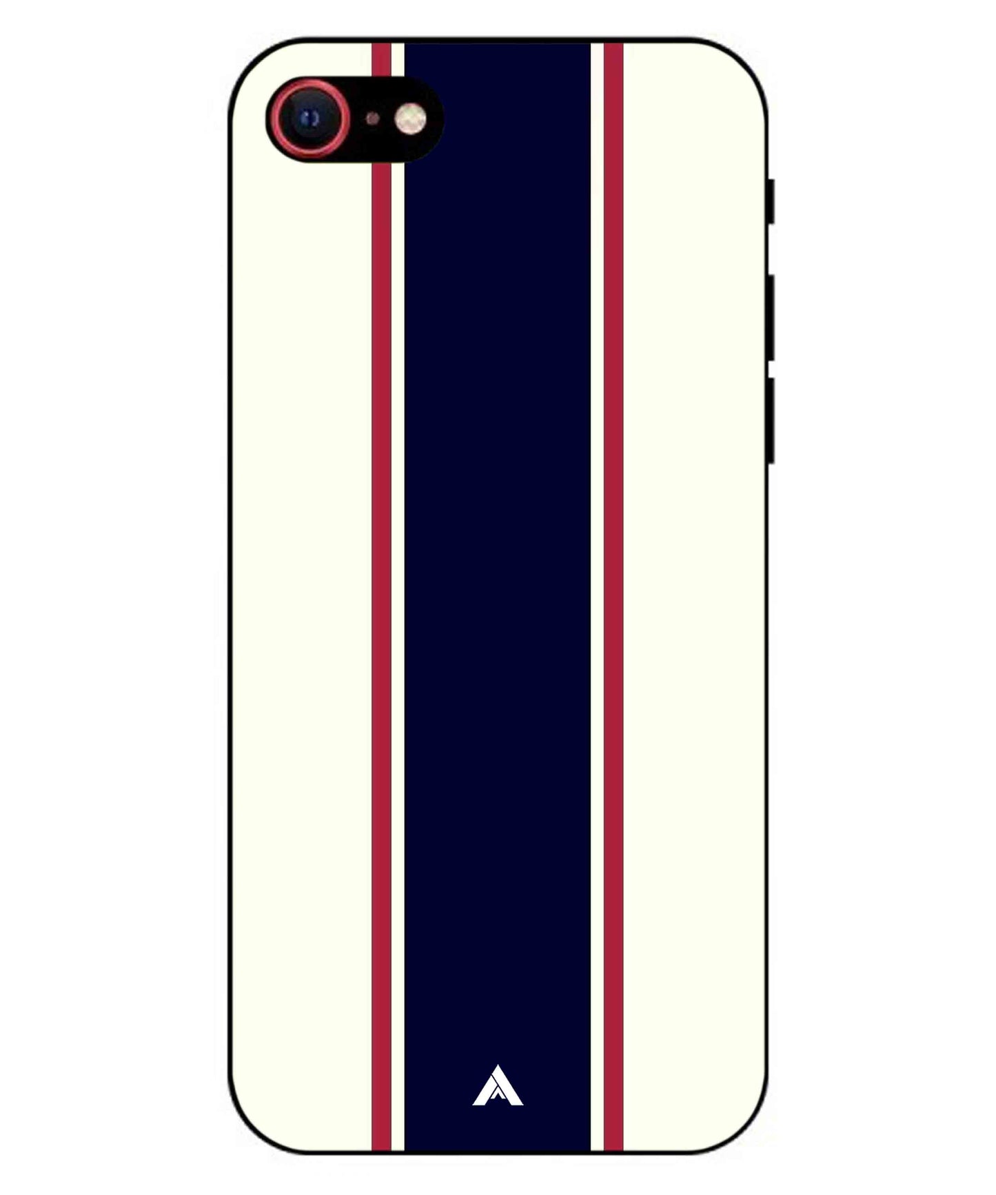 Stripe Pattern 10 Metal Back Cover Phone Case for iPhone 7