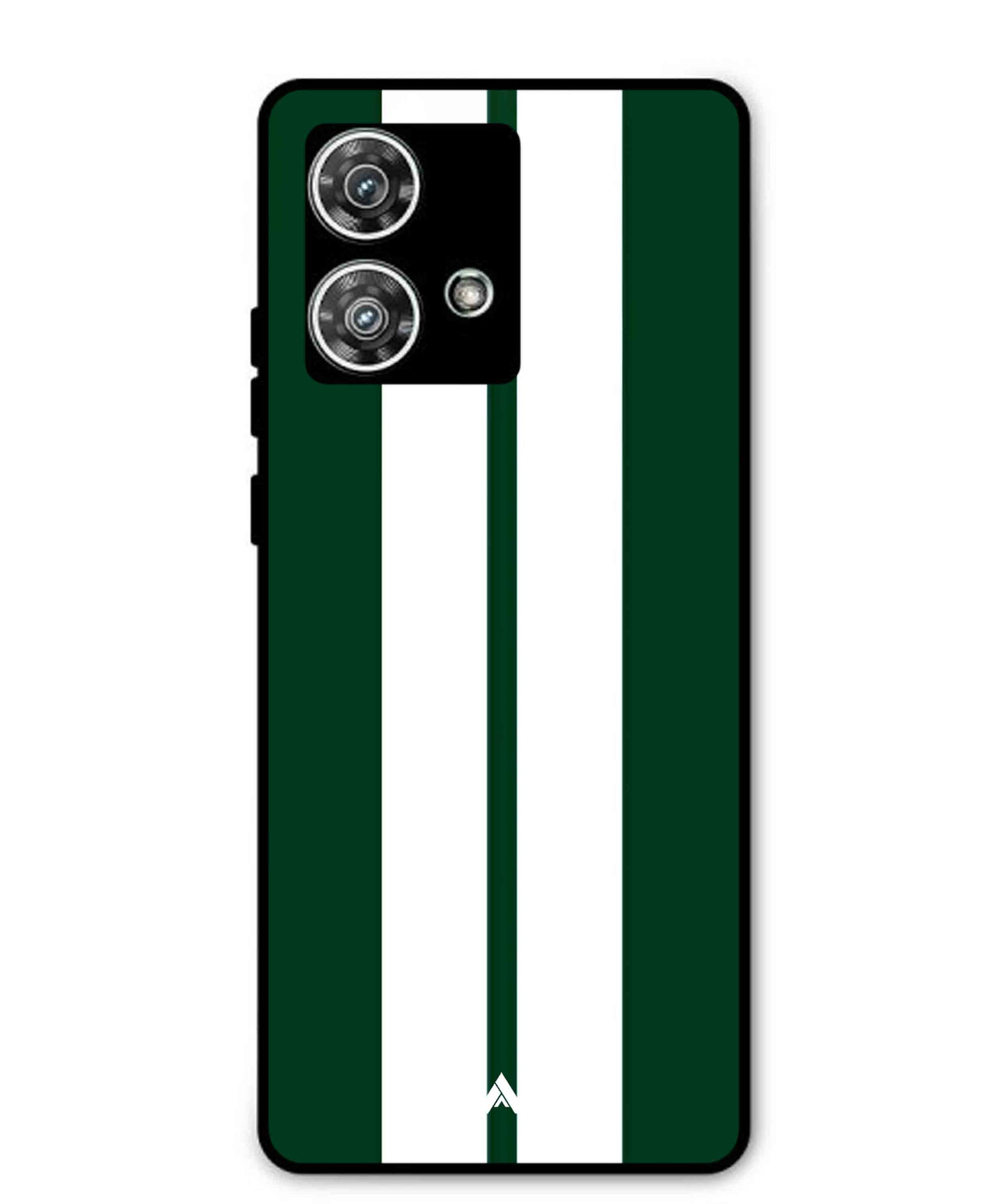 Stripe Pattern 11 Metal Back Cover Phone Case for Moto Edge 40 Neo