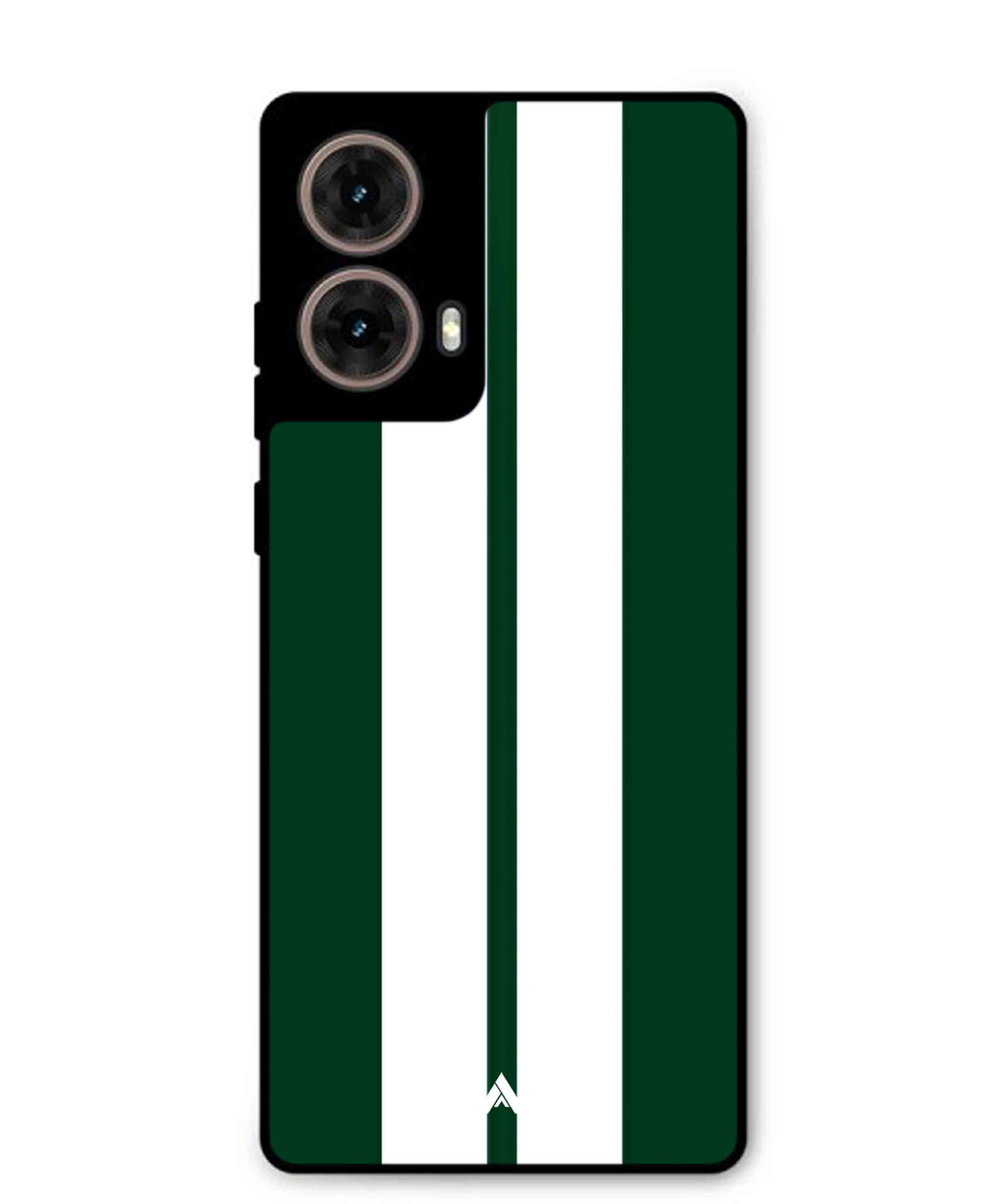 Stripe Pattern 11 Metal Back Cover Phone Case for Moto Edge 50 Fusion