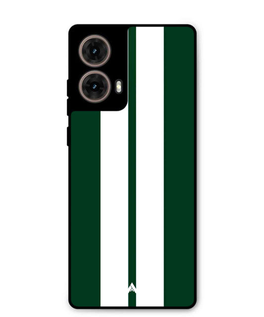Stripe Pattern 11 Metal Back Cover Phone Case for Moto Edge 50 Fusion