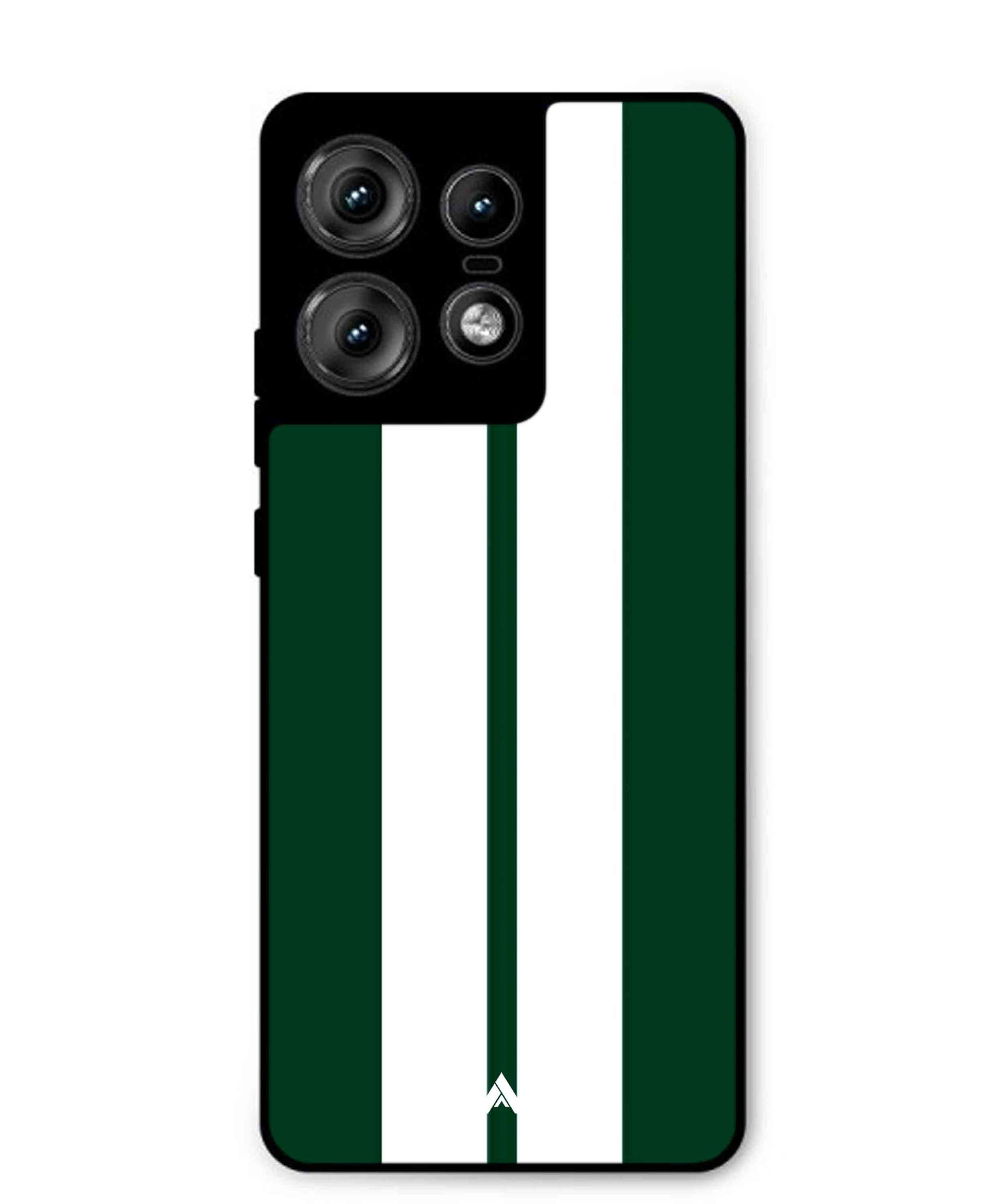 Stripe Pattern 11 Metal Back Cover Phone Case for Moto Edge 50 Pro