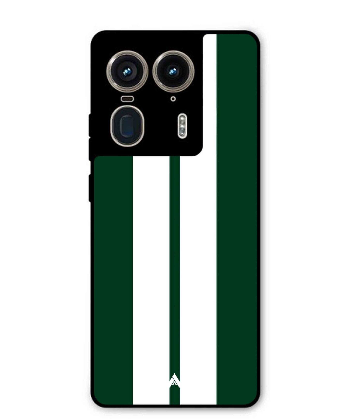 Stripe Pattern 11 Metal Back Cover Phone Case for Moto Edge 50 Ultra