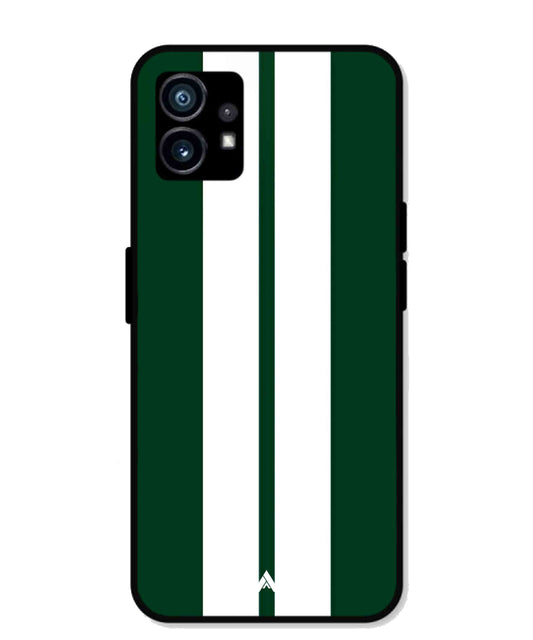 Stripe Pattern 11 Metal Back Cover Phone Case for Nothing Phone 1