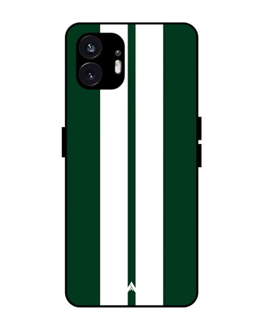 Stripe Pattern 11 Metal Back Cover Phone Case for Nothing Phone 2a