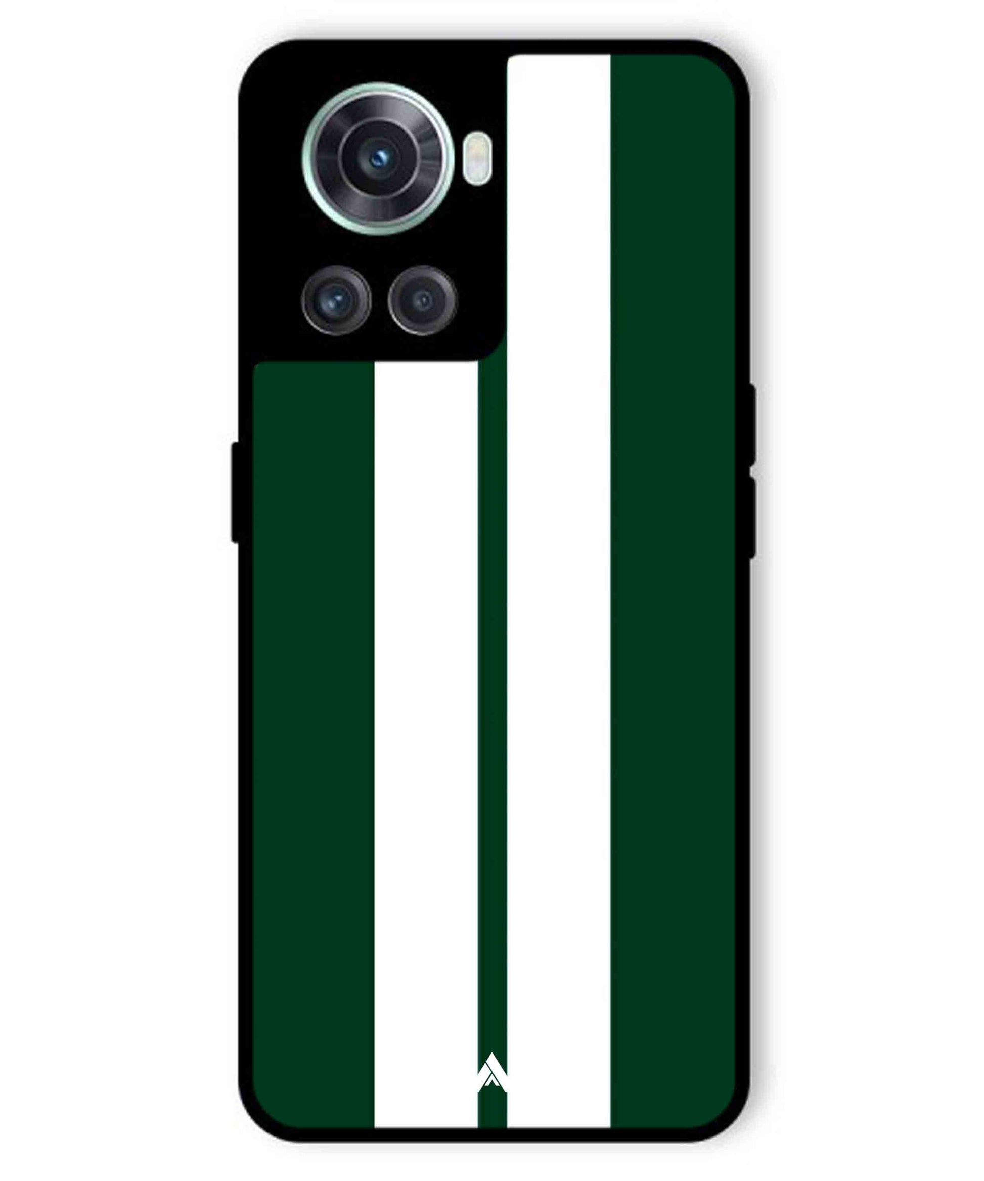 Stripe Pattern 11 Metal Back Cover Phone Case for Oneplus 10R