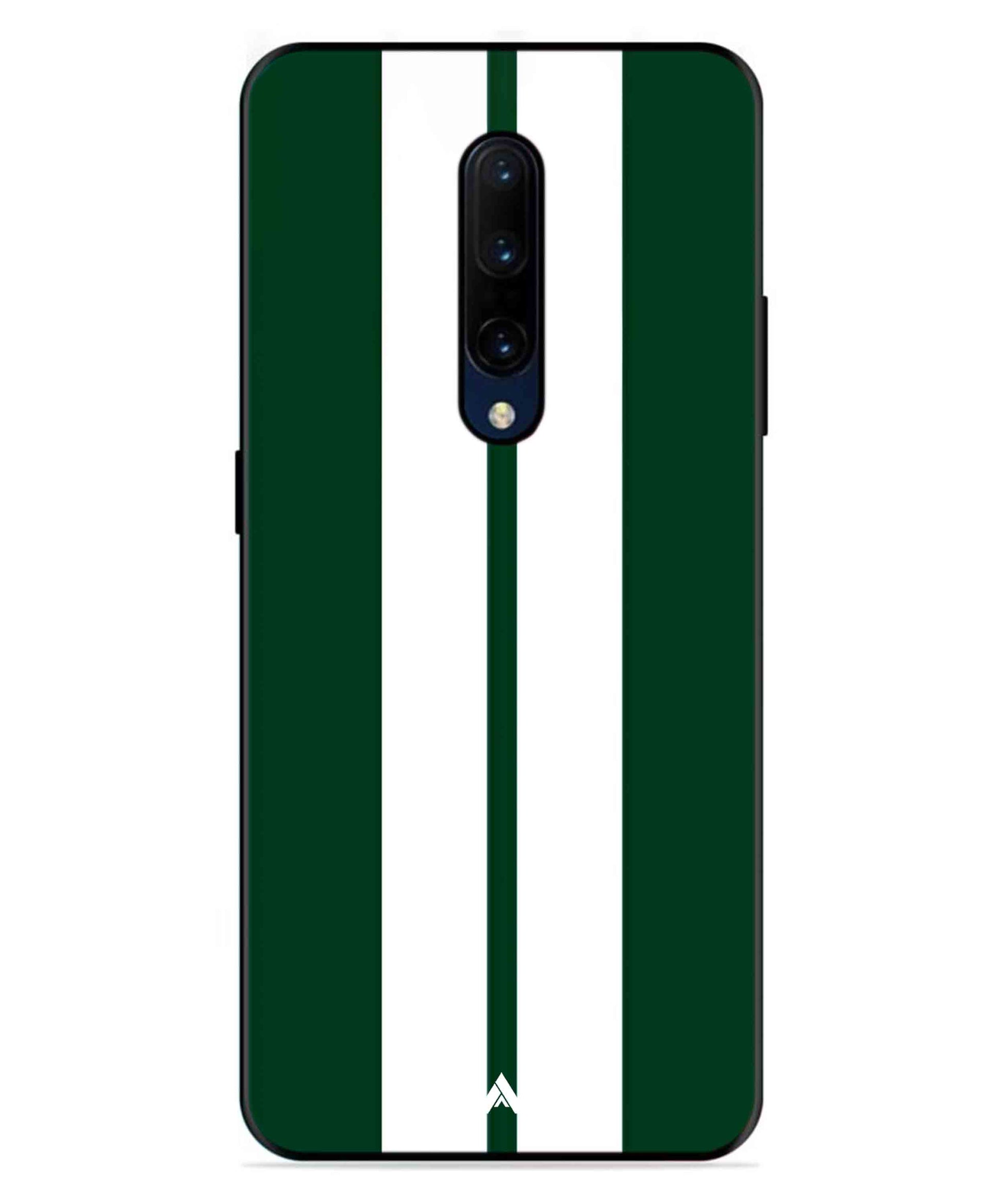 Stripe Pattern 11 Metal Back Cover Phone Case for Oneplus 7 Pro