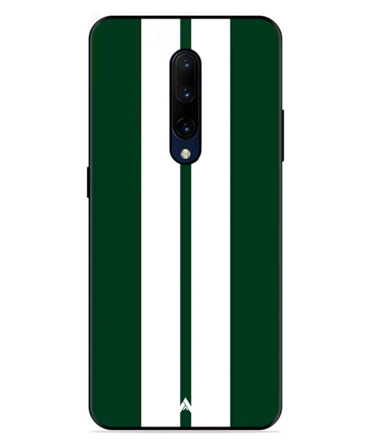 Stripe Pattern 11 Metal Back Cover Phone Case for Oneplus 7 Pro