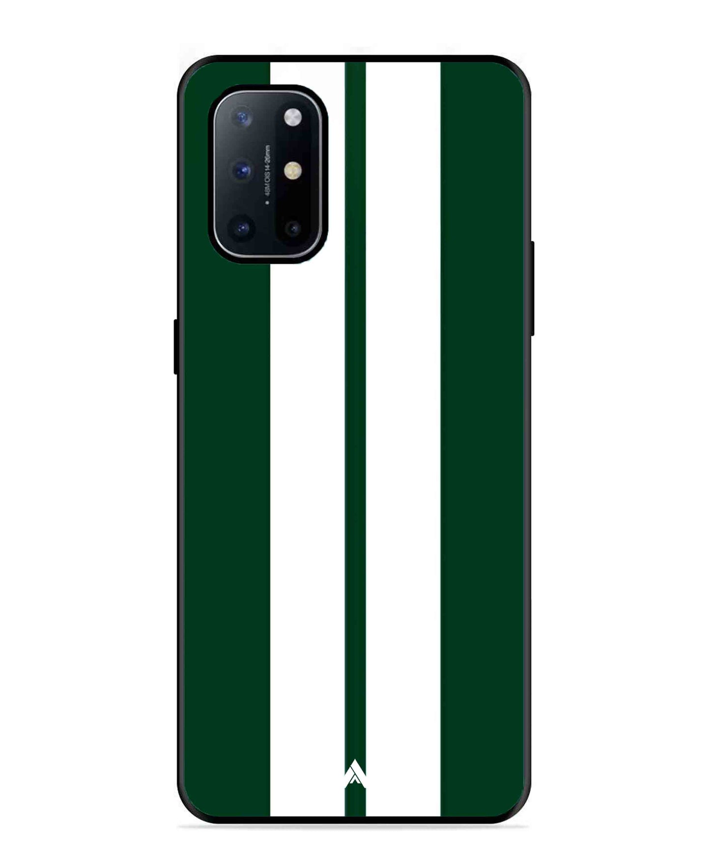 Stripe Pattern 11 Metal Back Cover Phone Case for Oneplus 8T