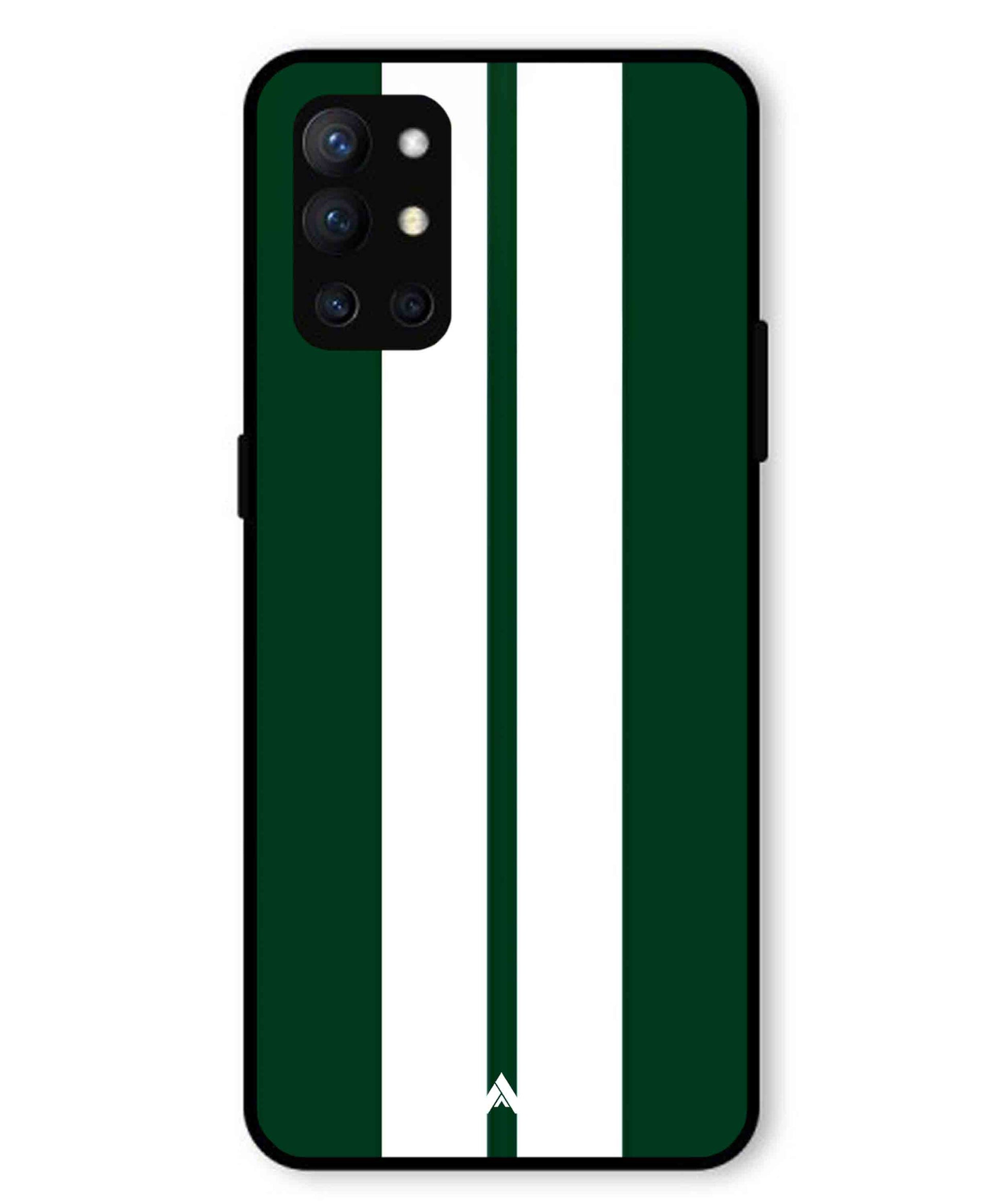 Stripe Pattern 11 Metal Back Cover Phone Case for Oneplus 9R