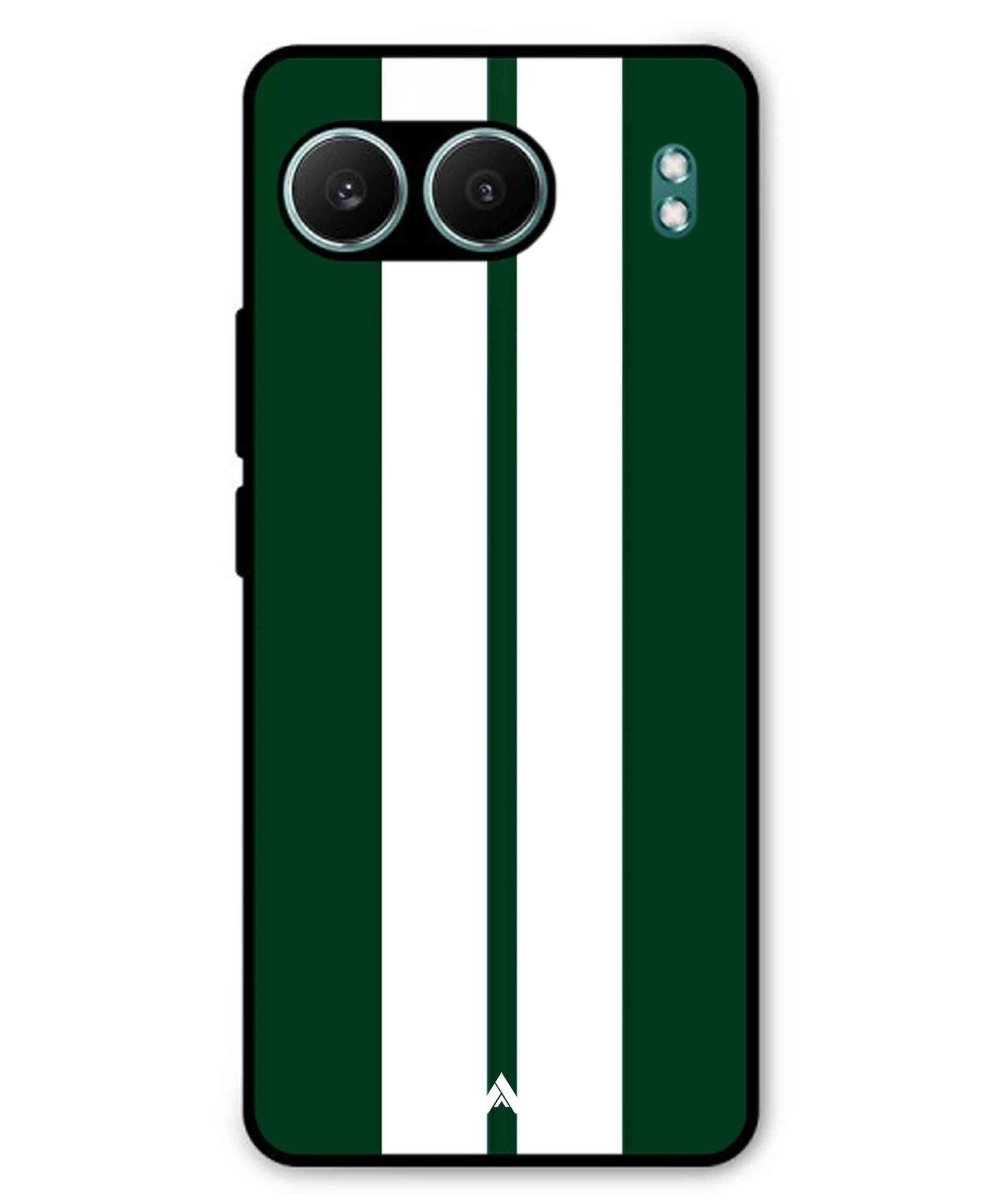 Stripe Pattern 11 Metal Back Cover Phone Case for Oneplus Nord 4