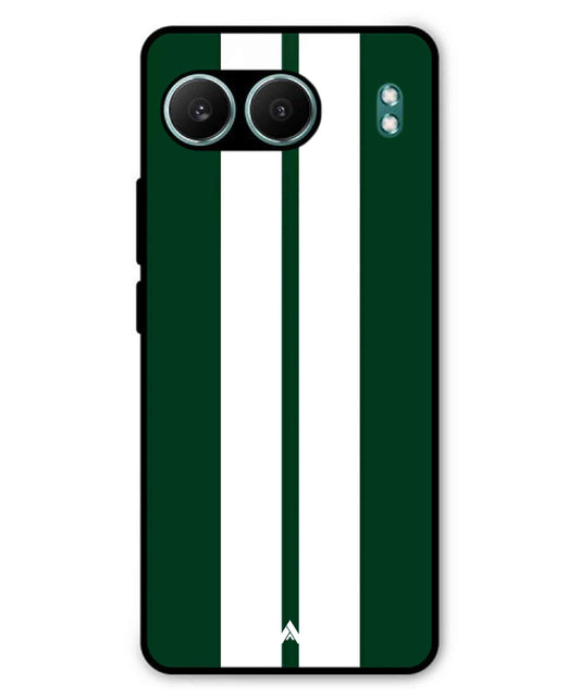 Stripe Pattern 11 Metal Back Cover Phone Case for Oneplus Nord 4