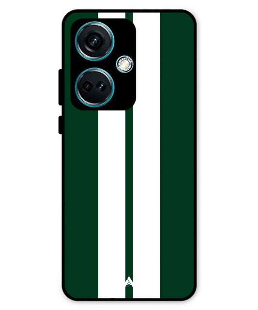 Stripe Pattern 11 Metal Back Cover Phone Case for Oneplus Nord CE 3