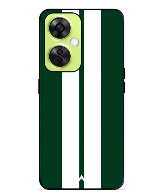 Stripe Pattern 11 Metal Back Cover Phone Case for Oneplus Nord CE 3 Lite