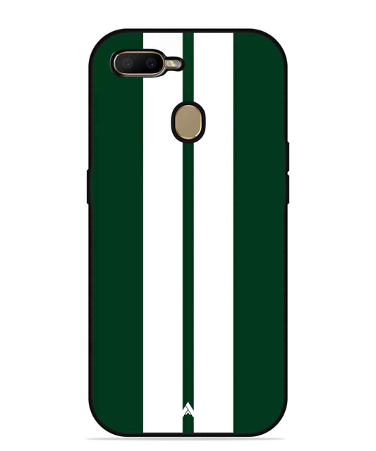 Stripe Pattern 11 Metal Back Cover Phone Case for Oppo A11K