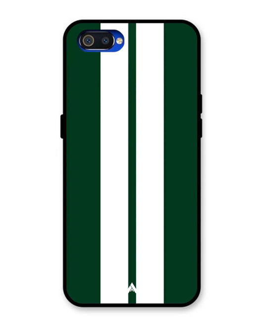 Stripe Pattern 11 Metal Back Cover Phone Case for Oppo A1K