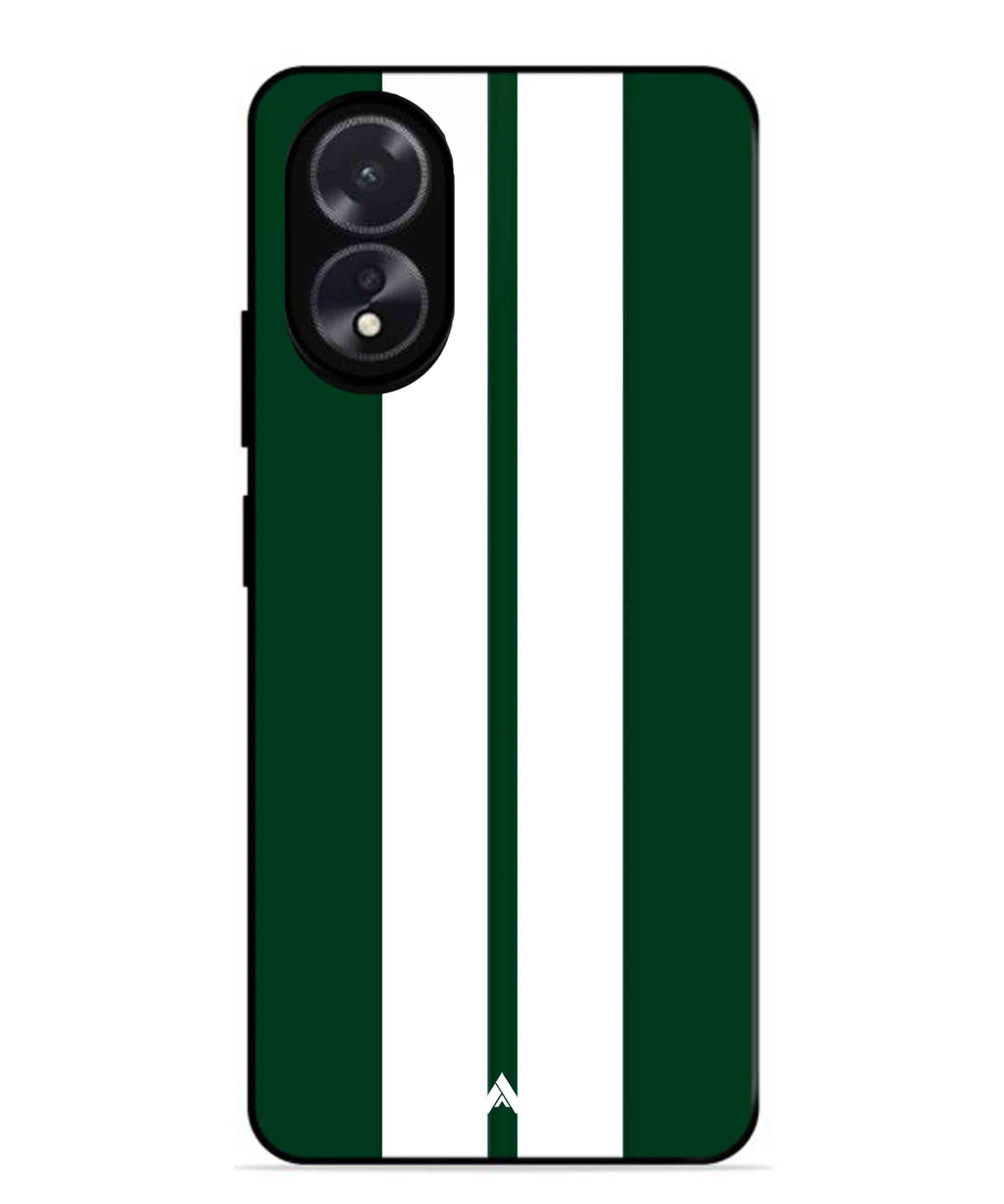 Stripe Pattern 11 Metal Back Cover Phone Case for Oppo A38