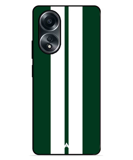 Stripe Pattern 11 Metal Back Cover Phone Case for Oppo A78