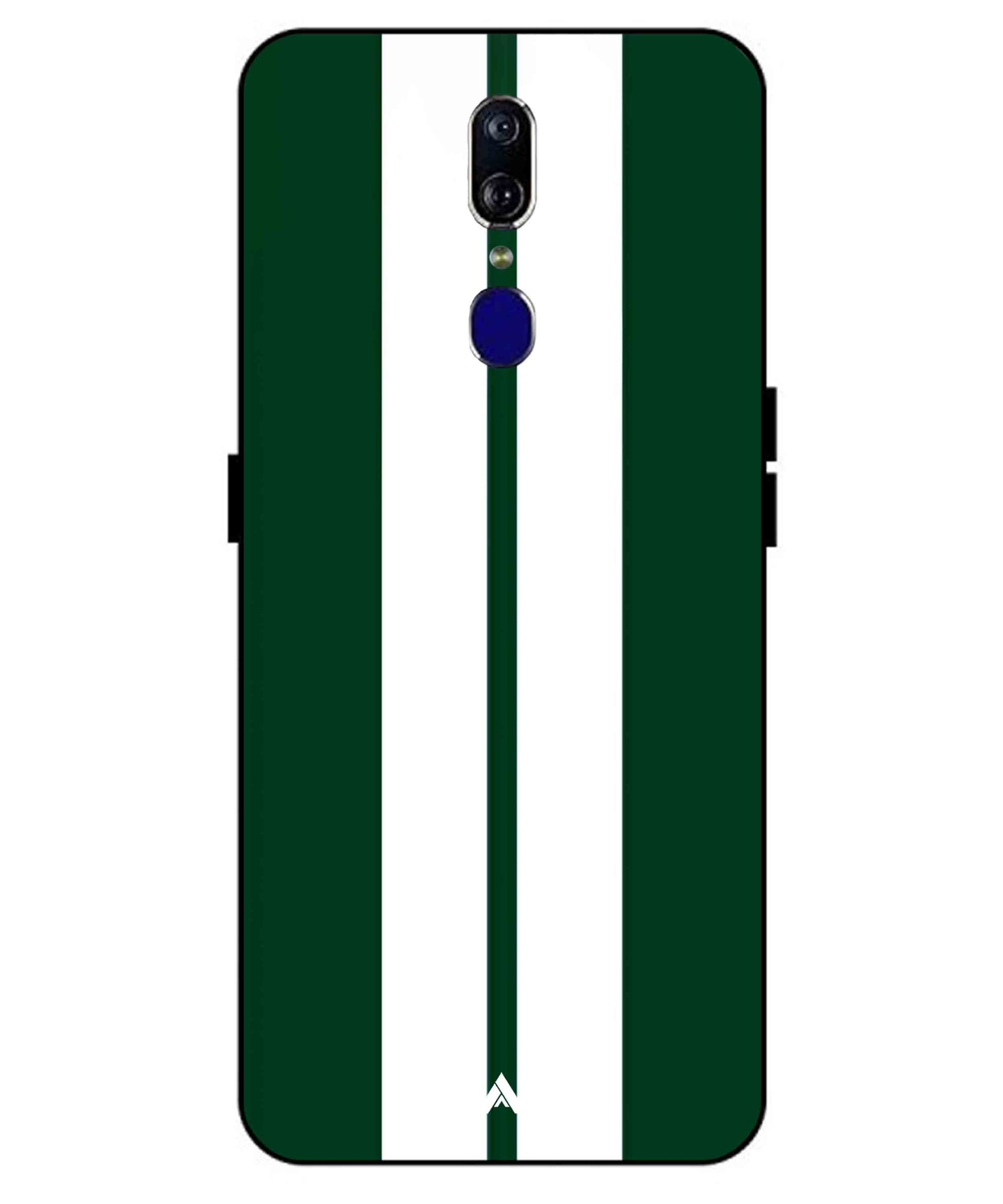 Stripe Pattern 11 Metal Back Cover Phone Case for Oppo F11