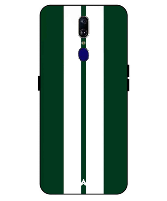 Stripe Pattern 11 Metal Back Cover Phone Case for Oppo F11