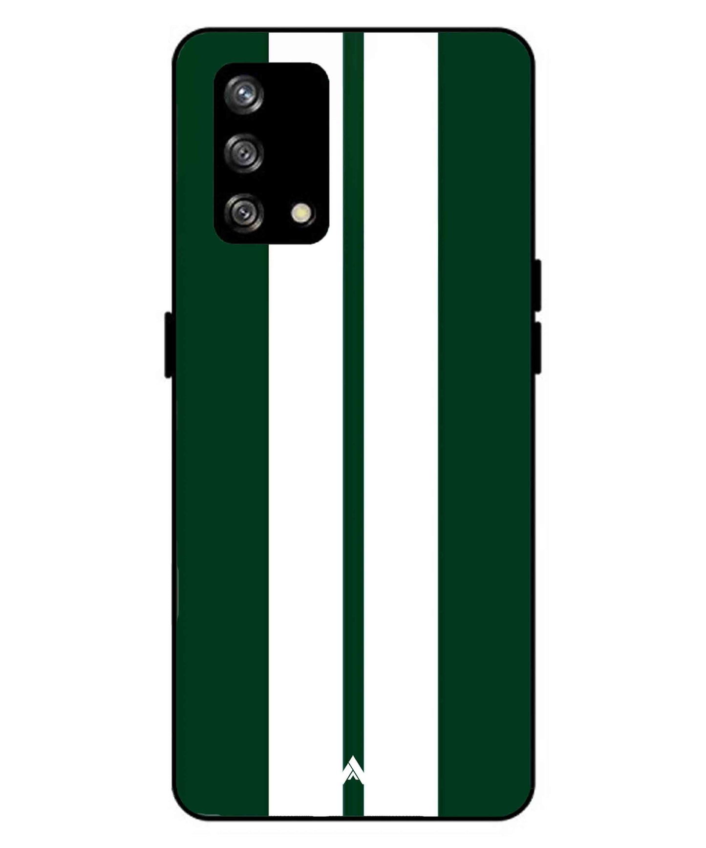 Stripe Pattern 11 Metal Back Cover Phone Case for Oppo F19