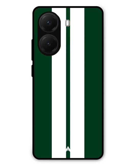 Stripe Pattern 11 Metal Back Cover Phone Case for Poco X7 Pro