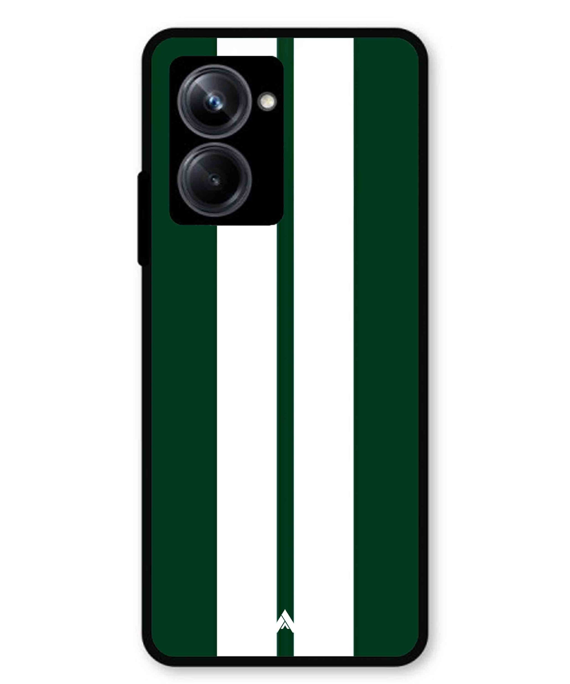 Stripe Pattern 11 Metal Back Cover Phone Case for Realme 10 Pro