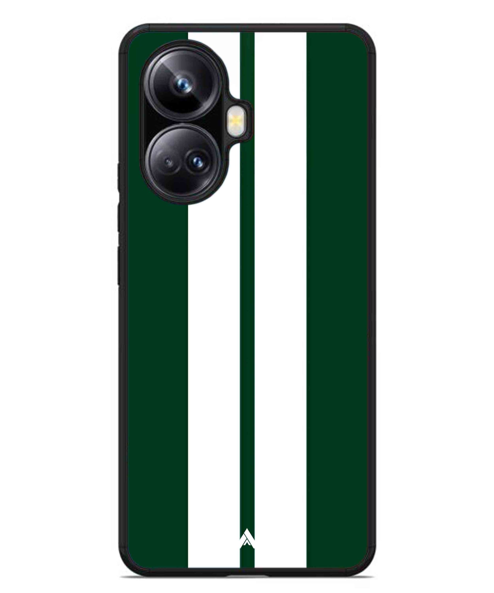 Stripe Pattern 11 Metal Back Cover Phone Case for Realme 10 Pro Plus