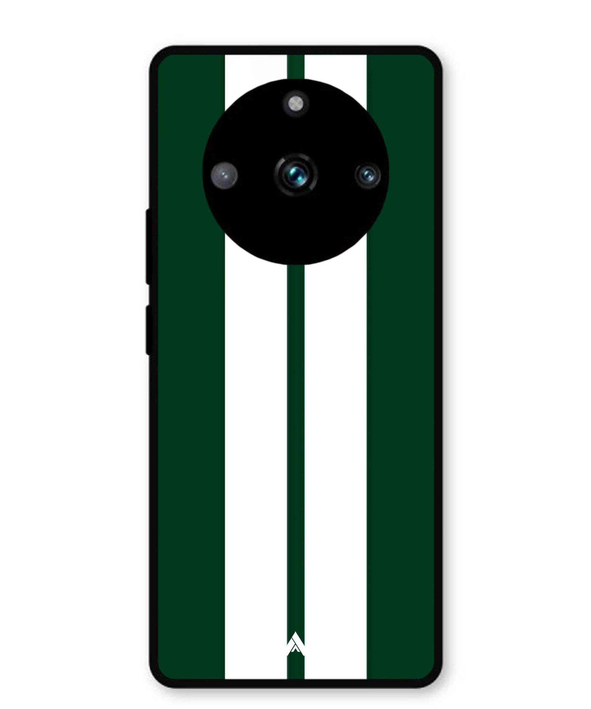 Stripe Pattern 11 Metal Back Cover Phone Case for Realme 11 Pro Plus