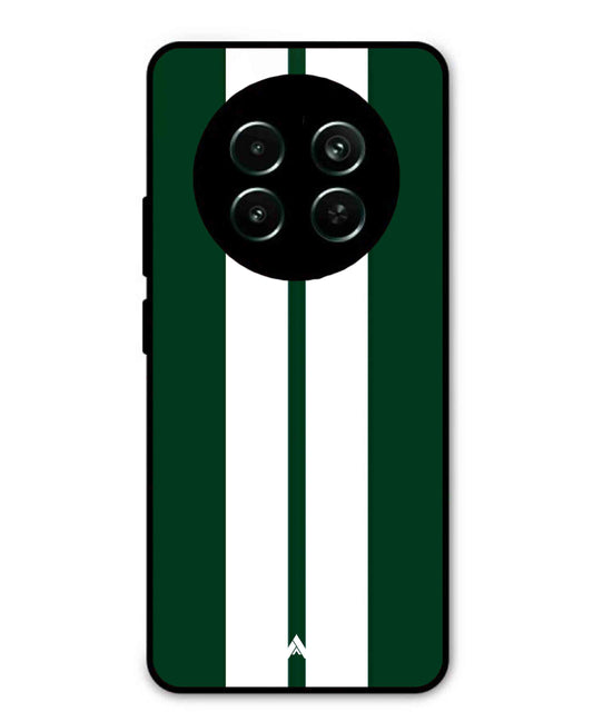 Stripe Pattern 11 Metal Back Cover Phone Case for Realme 12 5G