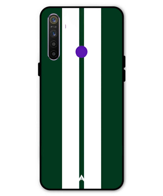 Stripe Pattern 11 Metal Back Cover Phone Case for Realme 5