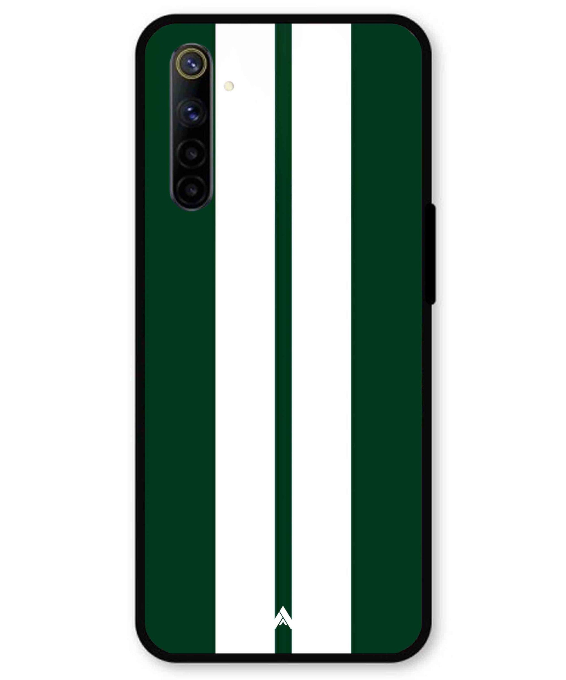 Stripe Pattern 11 Metal Back Cover Phone Case for Realme 6i