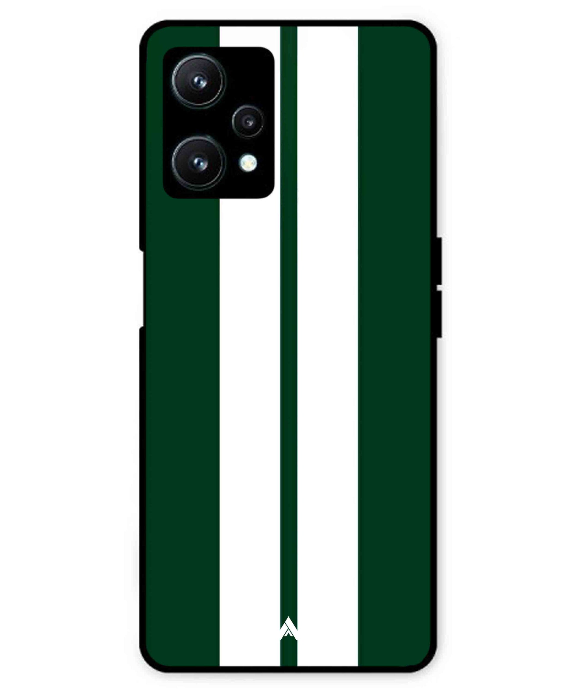 Stripe Pattern 11 Metal Back Cover Phone Case for Realme 9 SE