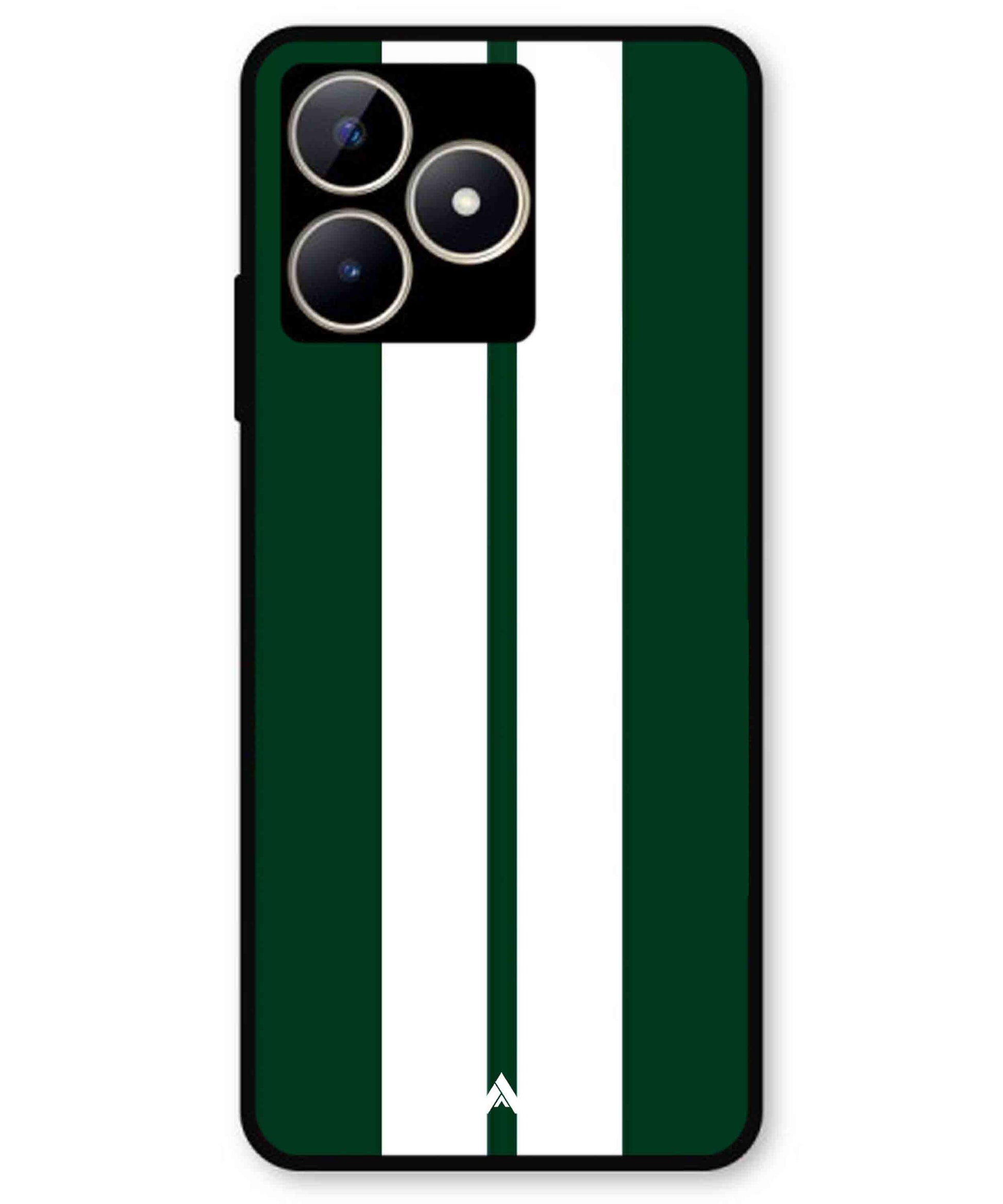 Stripe Pattern 11 Metal Back Cover Phone Case for Realme C51