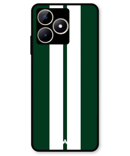 Stripe Pattern 11 Metal Back Cover Phone Case for Realme C51