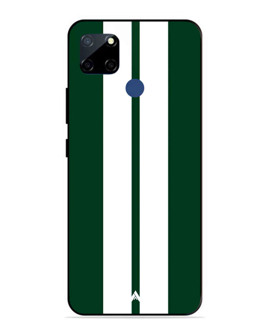 Stripe Pattern 11 Metal Back Cover Phone Case for Realme Narzo 30A