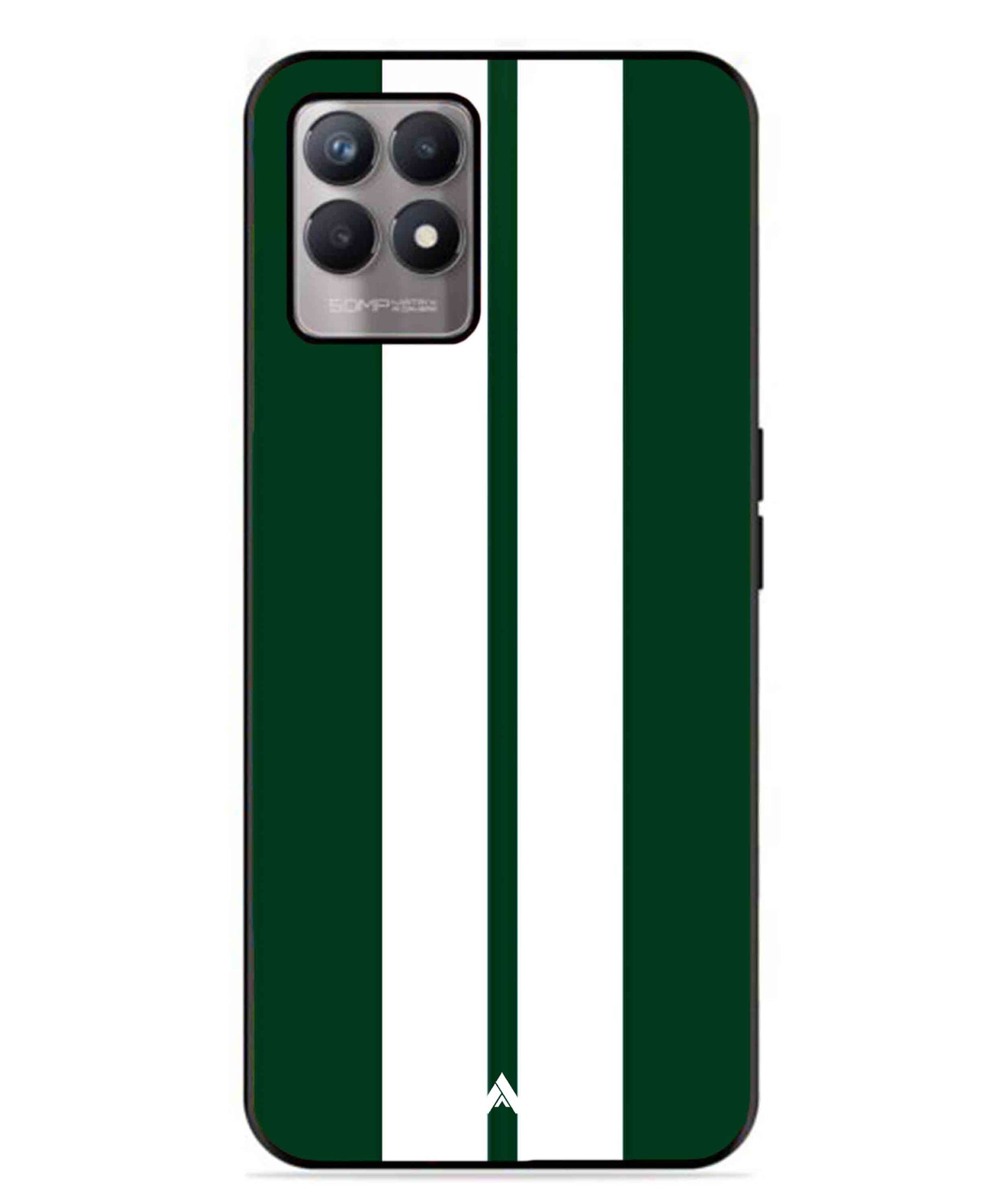 Stripe Pattern 11 Metal Back Cover Phone Case for Realme Narzo 50